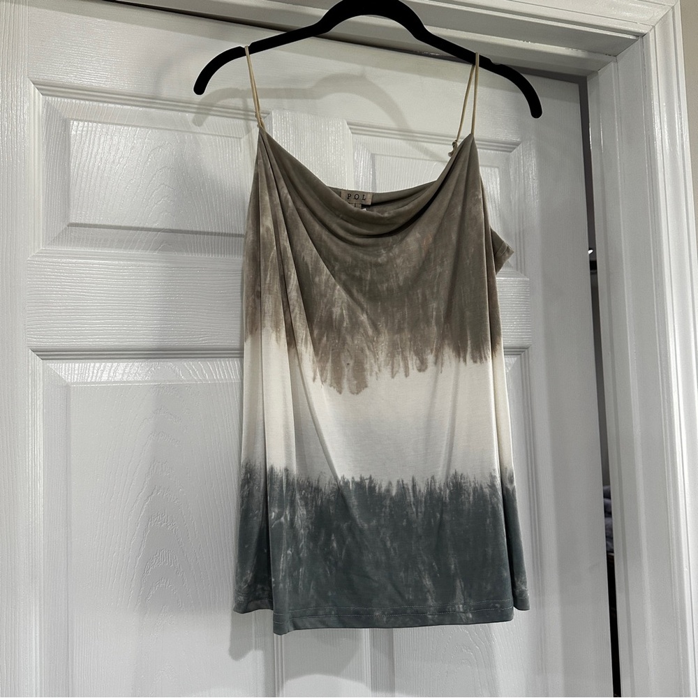 NWT POL Gray and Cream Ombre Camisole
